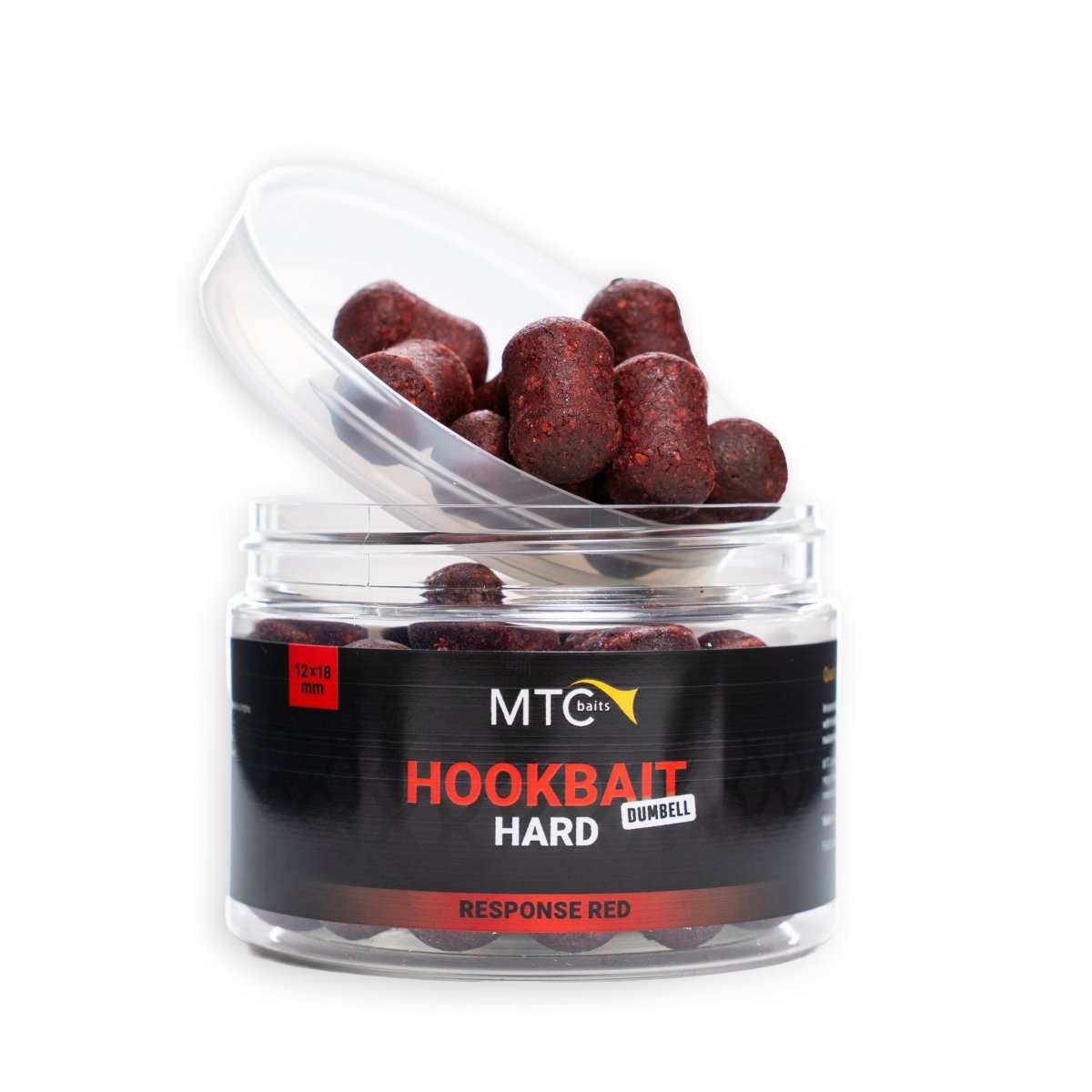 MTC Response Red - Hookbait - Hard Dumbell - 12x18mm - KarperCentrale