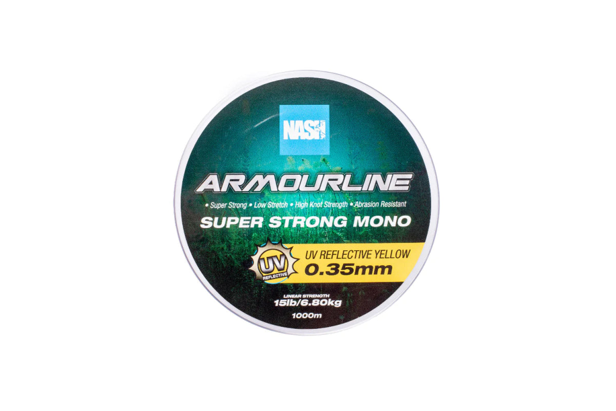 Nash Tackle Armourline - UV Geel - 1000m - KarperCentrale
