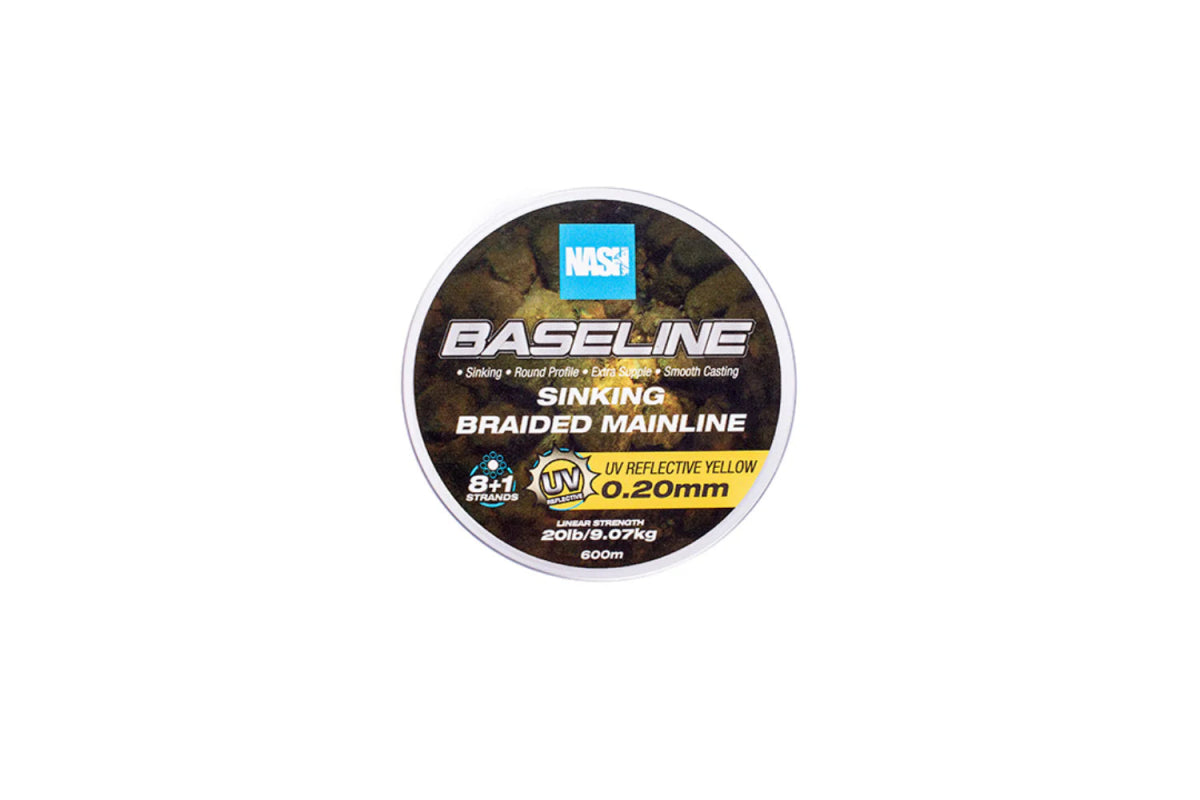 Nash Tackle Baseline - UV Geel - 600m - KarperCentrale