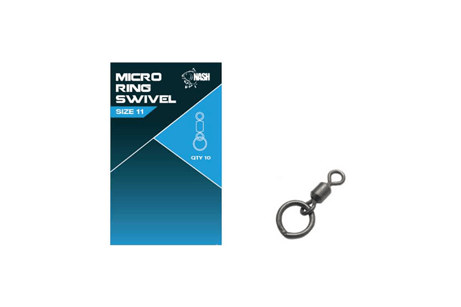 Nash Tackle Micro Ring Swivel Size 12 - KarperCentrale