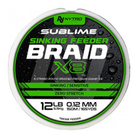 Sublime X8 Synkende Fodermonofilament