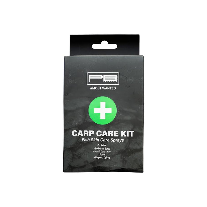 Carp Care Kit - 2x 30ml sprays inkl. håndklæde - i zipbag