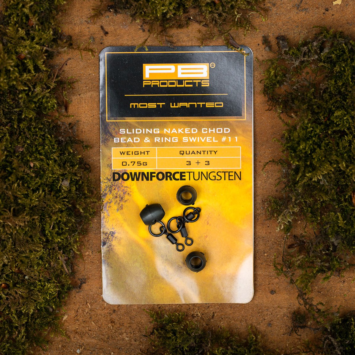 Downforce Tungsten - Gleitende nackte Chod-Perle & Wirbel