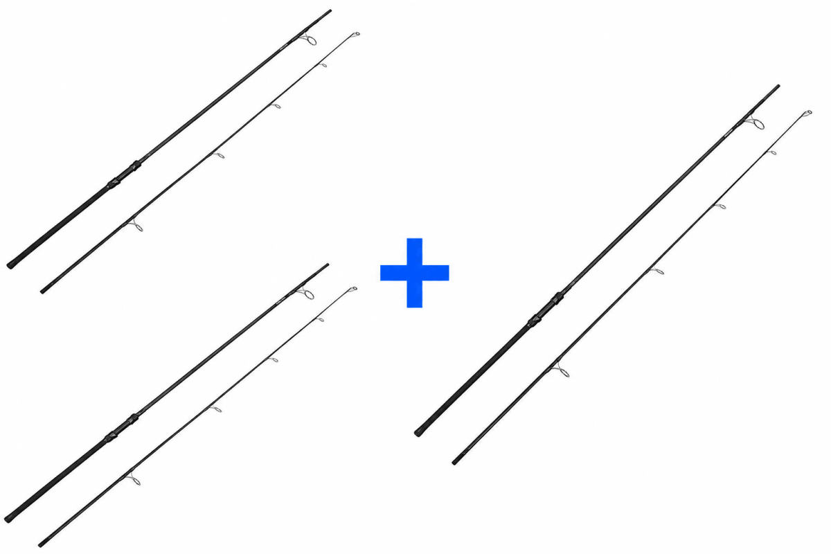 Prologic C2 Element - FS - 12ft - 3.50lb - 2+1 gratis - KarperCentrale