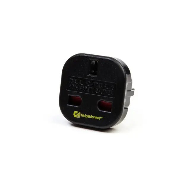 Ridgemonkey Vault UK 3-pin til EU 2-pin adapter