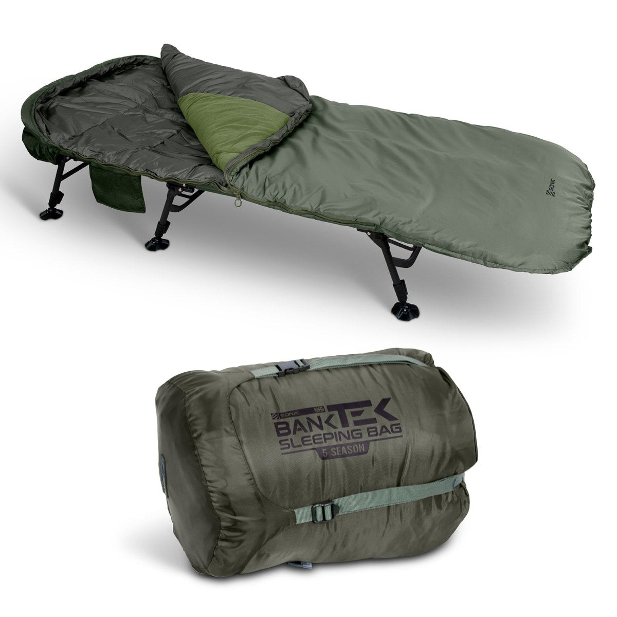 Sonik Sports Bank - Tek 5 - Season Sleeping Bag - Standard - KarperCentrale