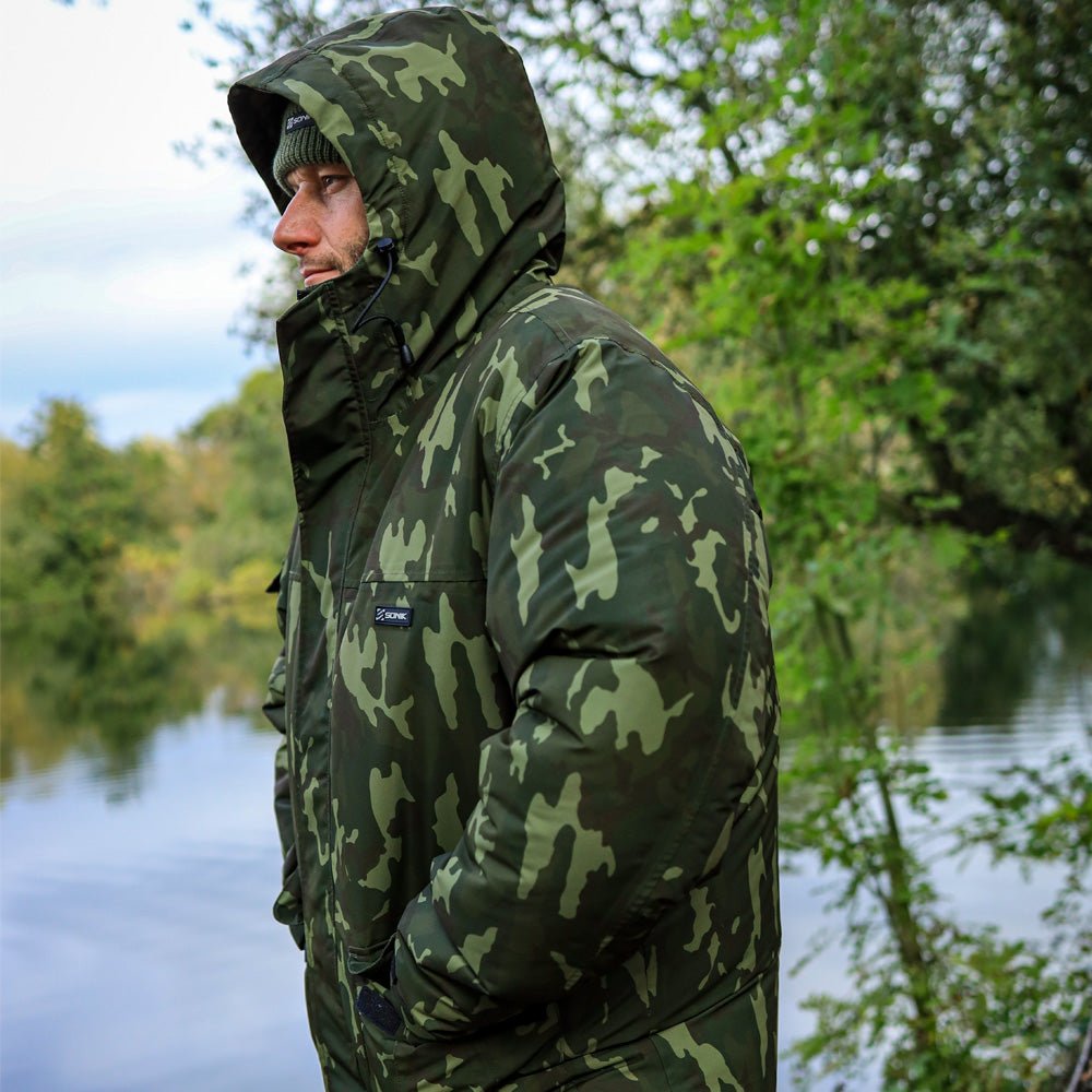 Sonik Sports Heavy Weight Padded Jacket - Camo - KarperCentrale